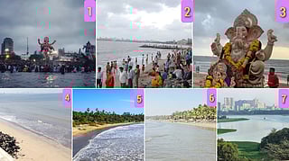 Important places in Mumbai for the Ganesha idol visarjan!