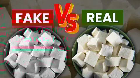 Fake Vs Real paneer