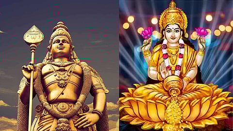 Sri Murugaperuman, Sri Mahalakshmi