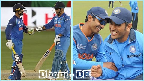 Indian Players Dhoni vs DK