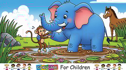 The Elephant, the Horse, and the Monkey