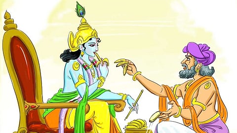 Sri Krishnar with Vidhurar
