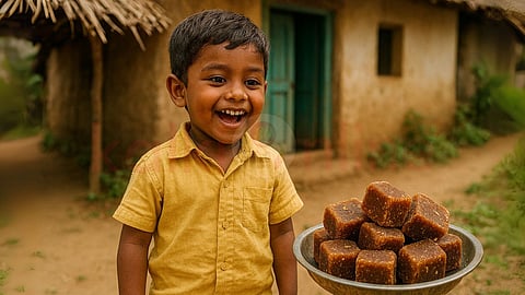 Boy with Karuppatti