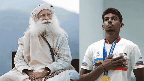 Sadhguru praises Indian skater Anandkumar Velkumar for winning India's first-ever gold