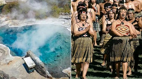 WHAKAREWAREWA Hot spring