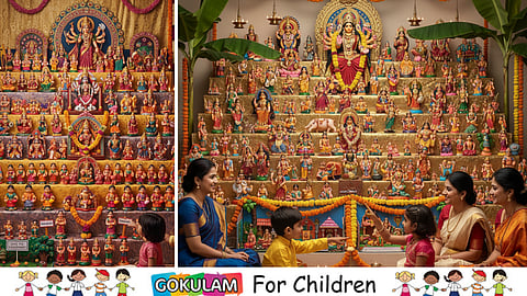 Golu doll arrangements