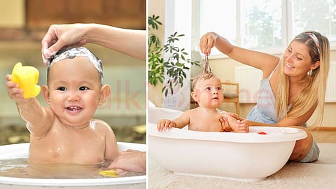 Bath powder that protects children's delicate skin - bath oil!