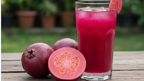 beetroot guava and juice