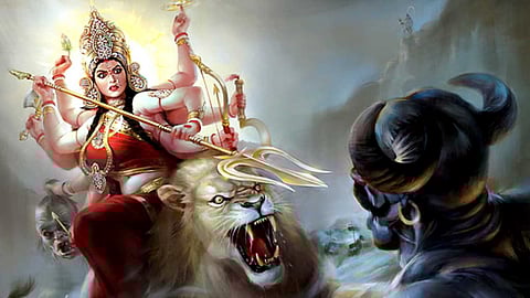 Durga Temples in a Strange Form