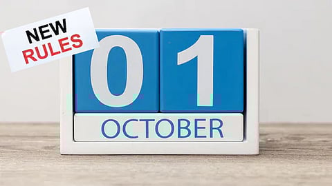 5 big rules changes October 1st