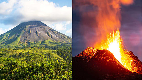 Countries with the most volcanoes in the world