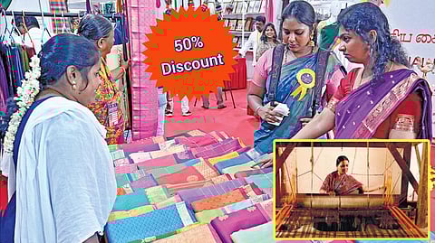 50% discount on Handloom dresses