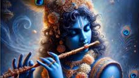 sri Krishna with flute