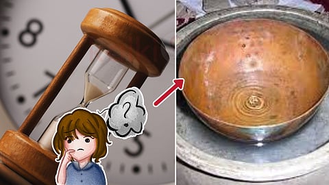 sand clock and Nazhigai Vattil