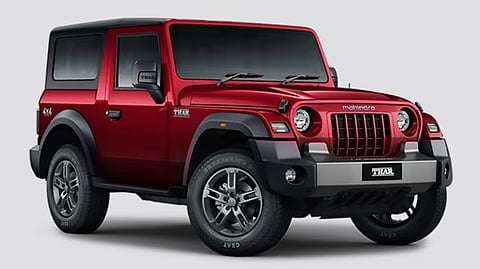 mahindra thar 3-door facelift