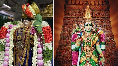 Srivilliputhur Andal & Madurai Meenakshi Amman