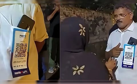 Kerala Man Wears QR Code On Shirt To Take Cash Gifts At Daughter’s Wedding