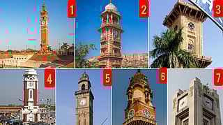 The famous 7 clock towers