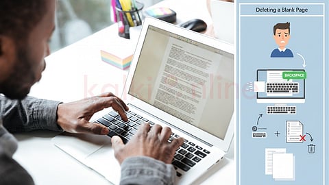 Word document and delete a page