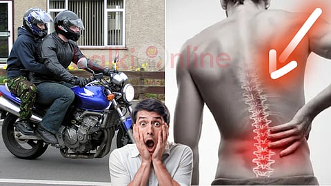 Back pain when riding a bike