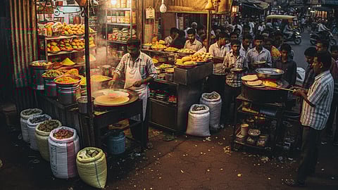 road side food shop