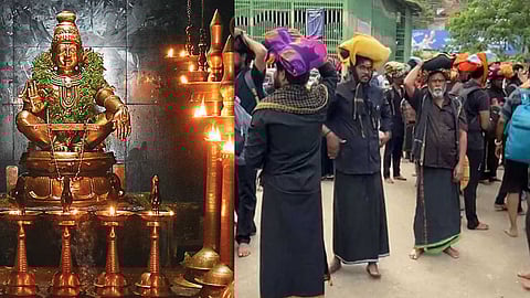 Lord Ayyappa devotees wear black clothes and Lord Shani