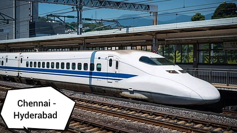 Chennai to Hyderabad bullet train