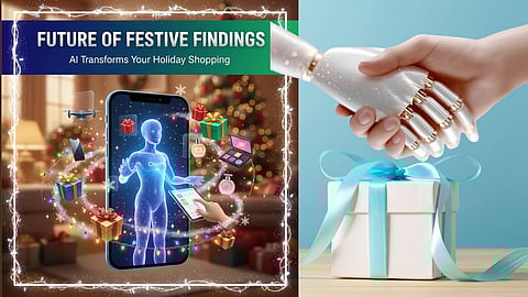 Phone AI and robotic hand highlight holiday gift shopping