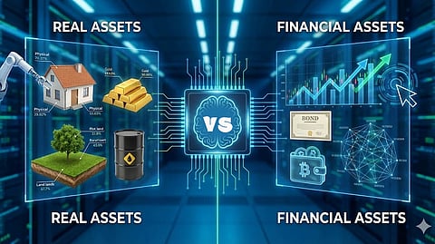 Real assets vs financial assets