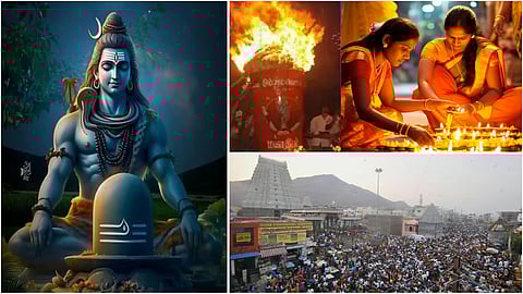 lord shiva, karthigai deepam, girivalam