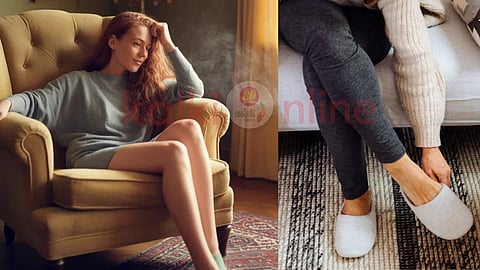 women with Shaking legs habit