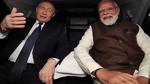 Pm Modi and Vladimir Putin