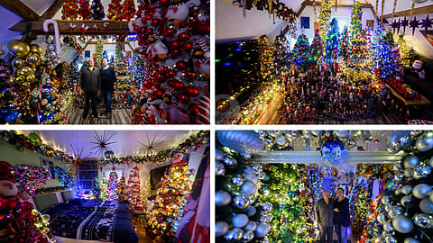 Christmas house couples