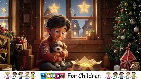 Boy with a cute little