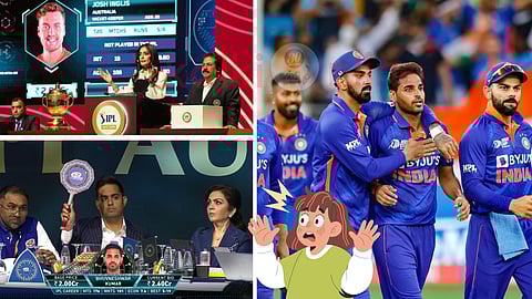 Cricket auction and cricket players