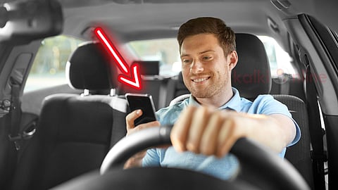 Using phone in driving
