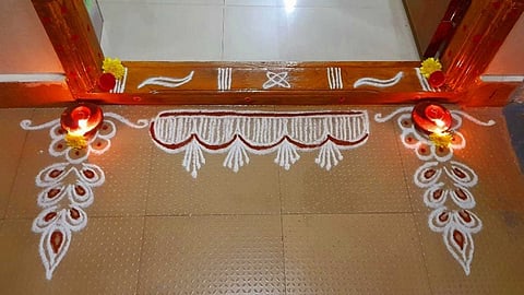 The place in the house where the family deity resides