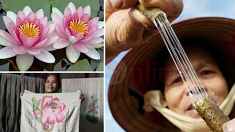 Lotus Silk Making