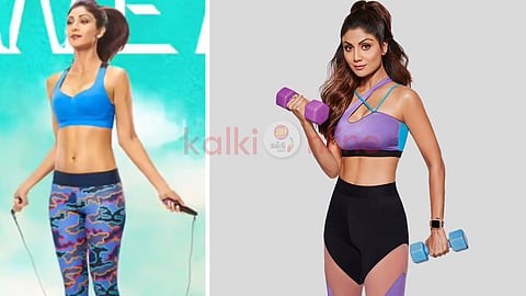 Shilpa shetty Skipping exercise routine