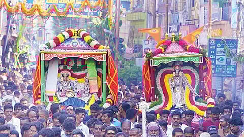 Kailasagiri Pradakshina at Srikalahasti
