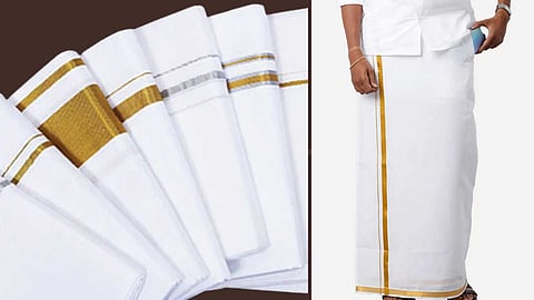 A majestic dhoti