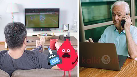 Watching tv and using mobile increase diabetes