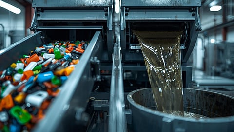 plastic recycling plant