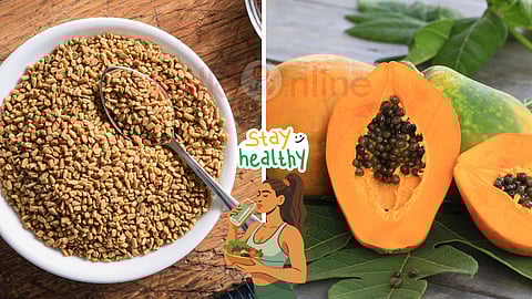 Fenugreek and papaya