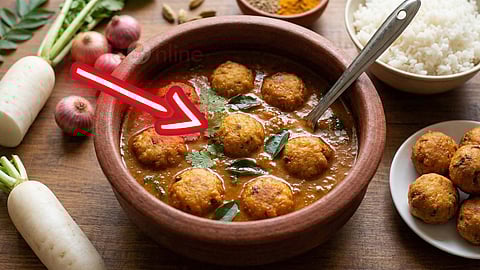 radish kofta balls