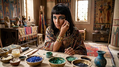 cleopatra eye shadow history