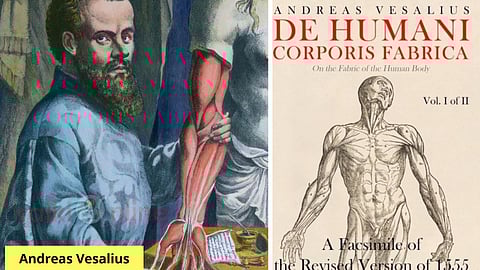Andreas Vesalius and De Humani Corporis Fabrica book