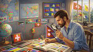 The studies of flags