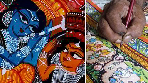 Pattachitra, traditional painting of Odisha and west bengal