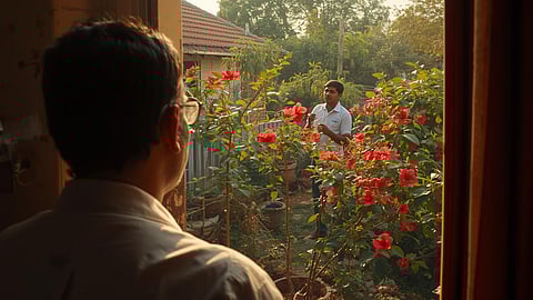 neighbor pick Hibiscus rosa-sinensis